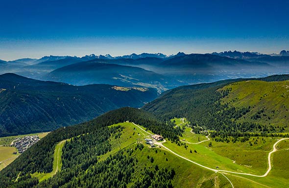 Bergpanorama Jochtal Vals